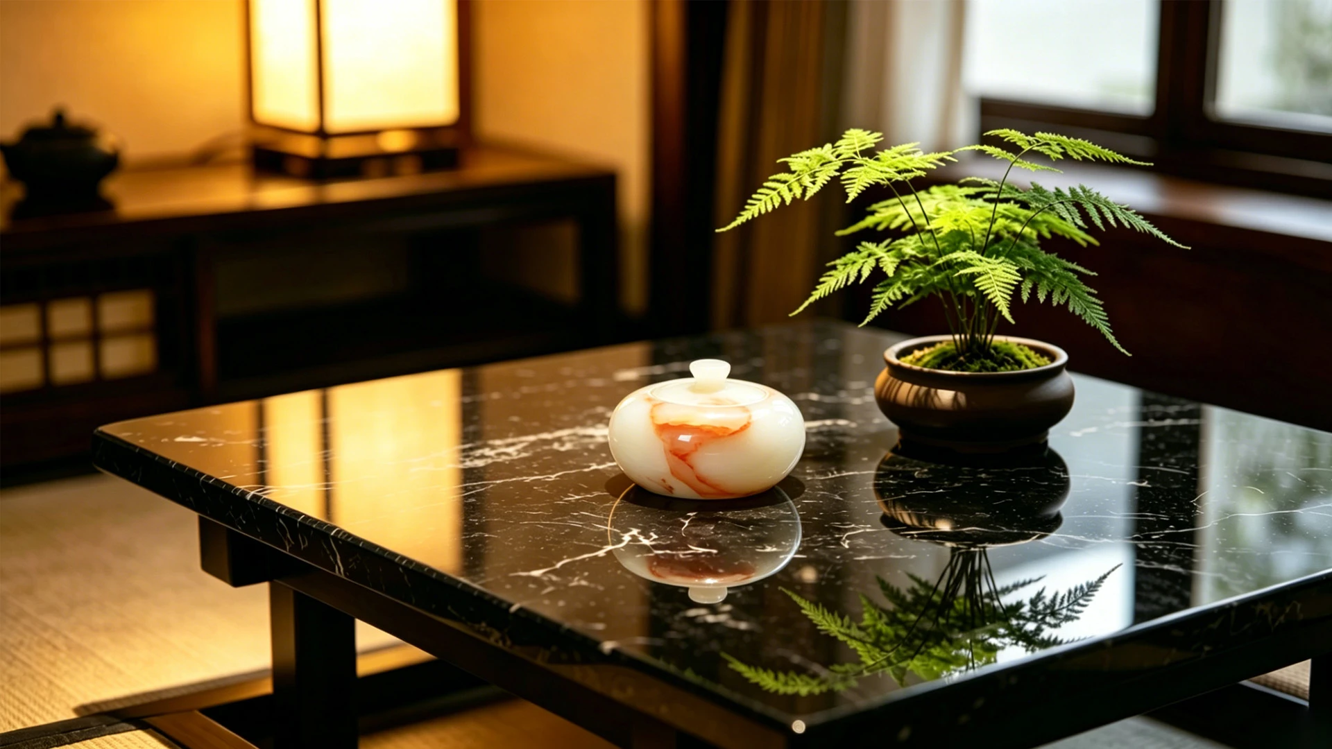玉石茶叶盅｜藏一室茶香，纳一抹清润绿意